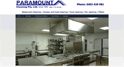 Desktop Screenshot of paramountcleaning.com.au
